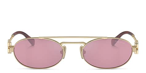 Order MIU MIU Logo Round Sunglasses .